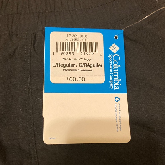 2 pairs of women’s Columbia Wander More Jogger Pants regular fit size large - Picture 2 of 6